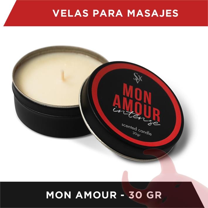  Vela para masages Candle Mon Amour 30grs 